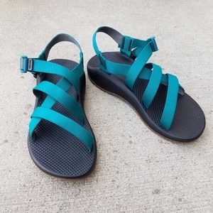Chaco Banded Z-Cloud Sandal in Everglade Grey